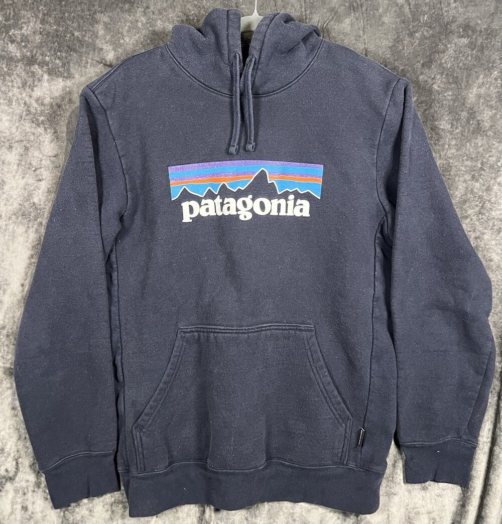 Patagonia Uprisal Hoody Men’s Medium Navy Blue Regular Fit Pullover Hoodie